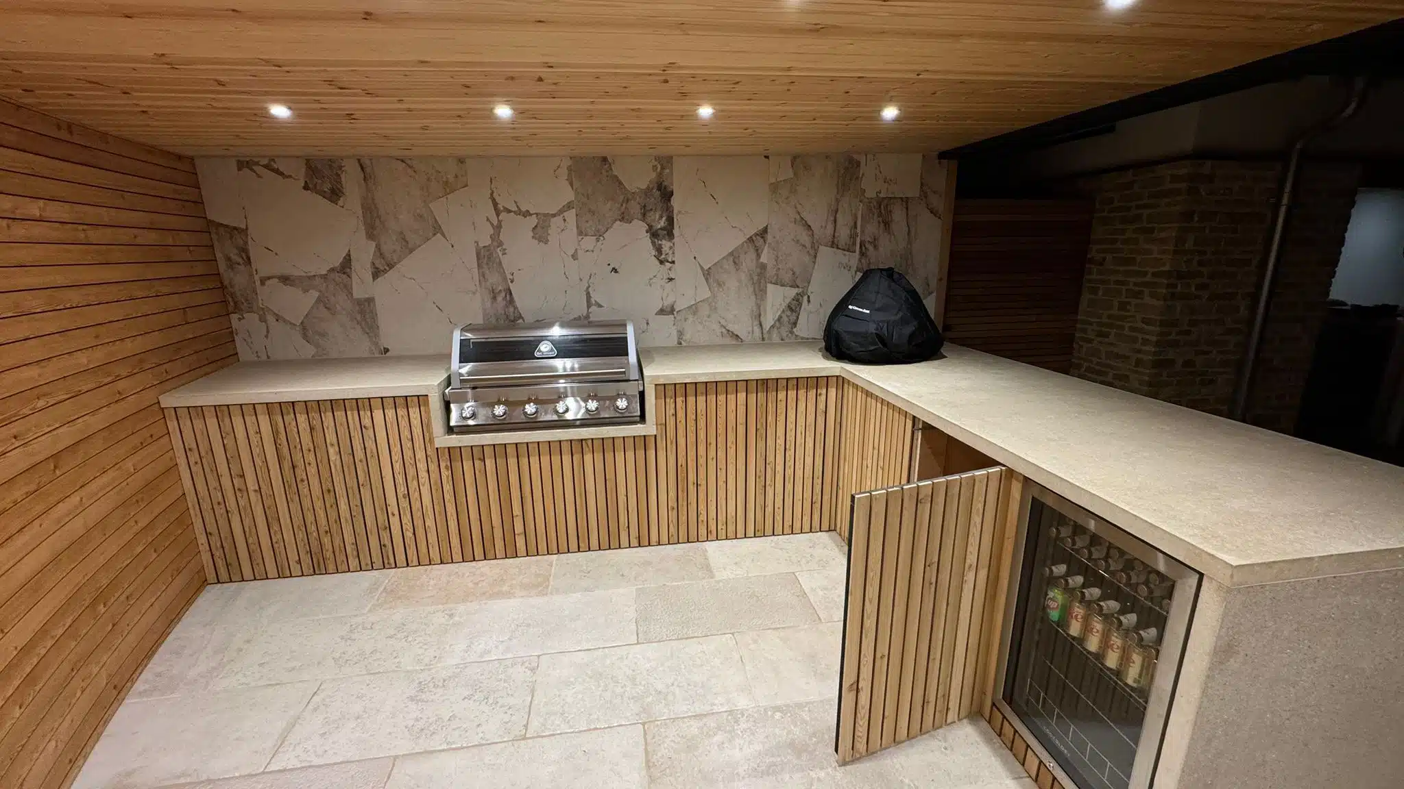 Hand-crafted custom outdoor kitchen