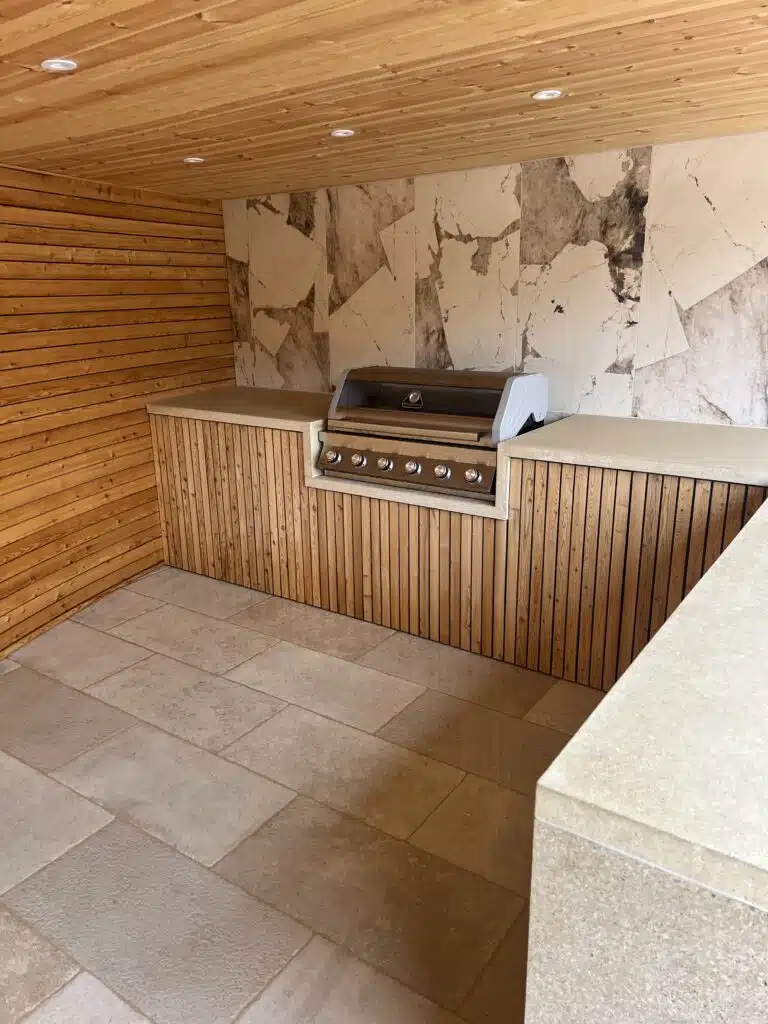 Bespoke garden kitchen
